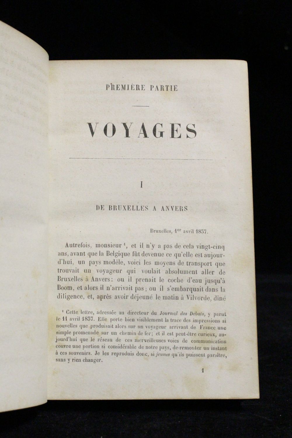 CUVILLIER-FLEURY : Voyages et voyageurs 1837-1854 - First edition ...