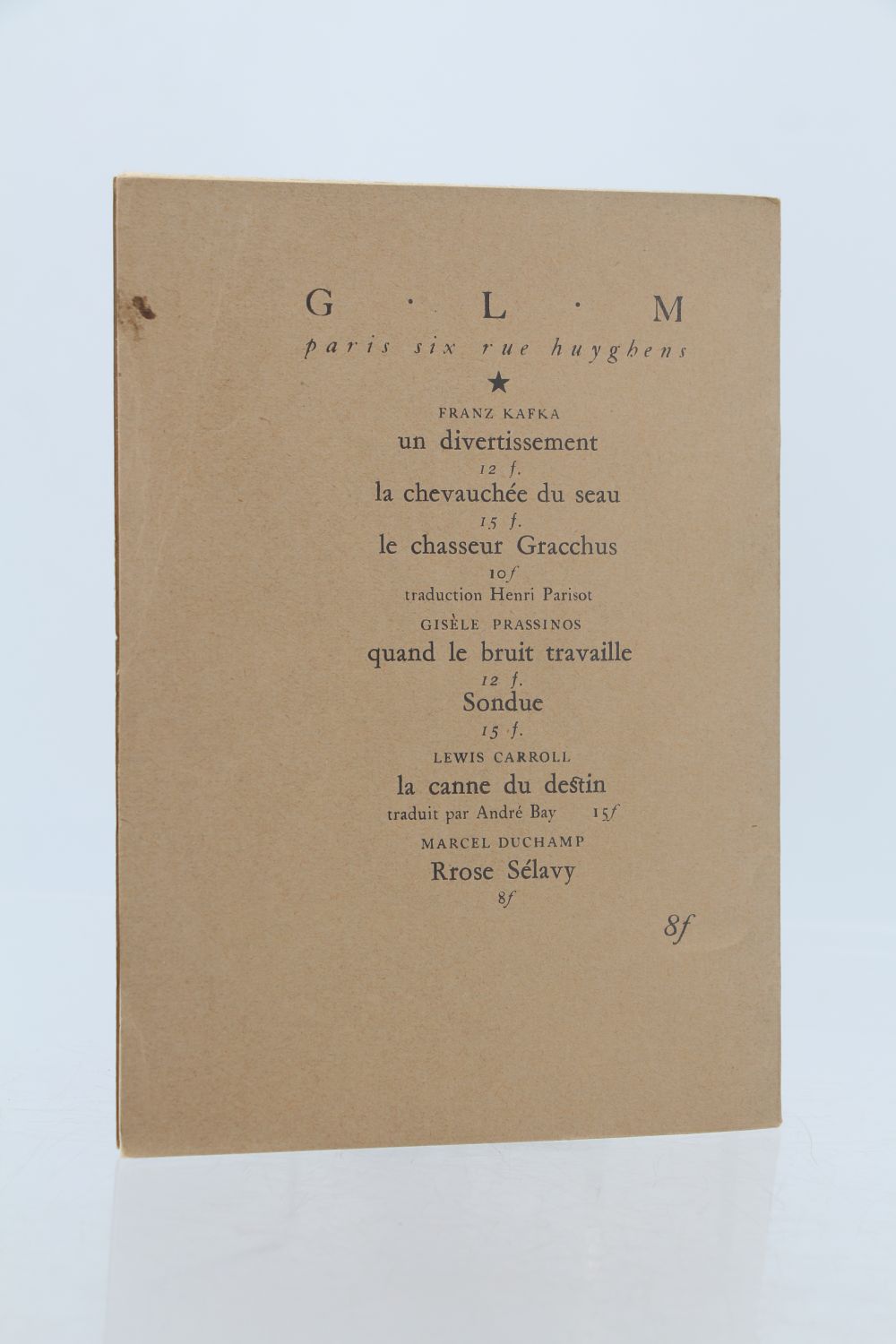 DUCHAMP Rrose S lavy First edition Edition Originale