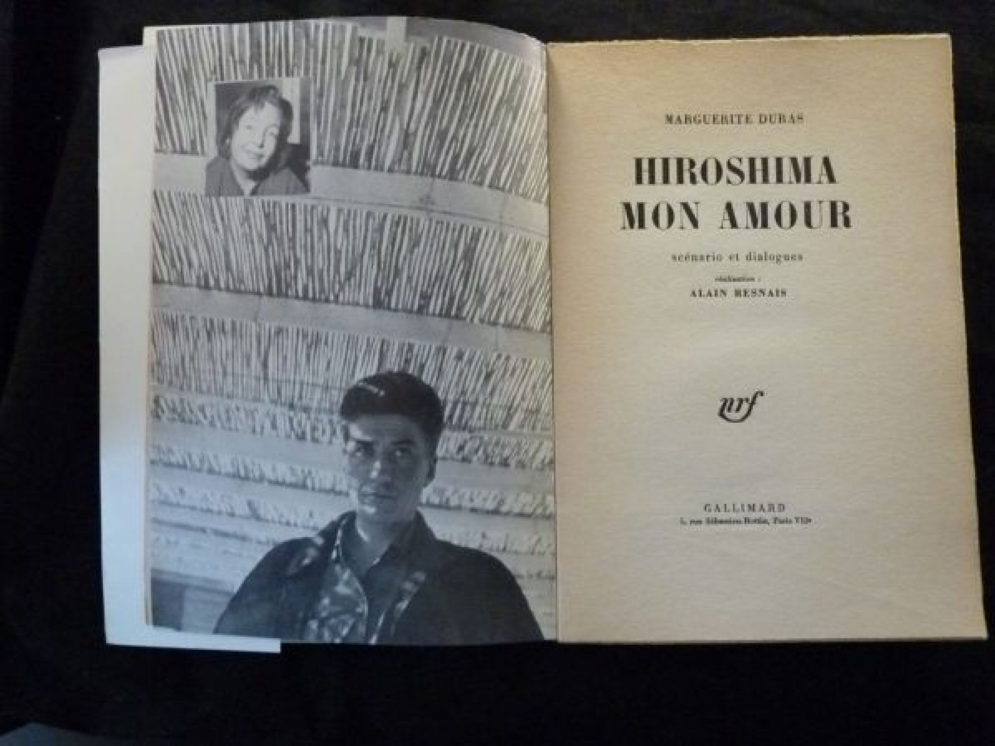 Duras Hiroshima Mon Amour Signed Book First Edition Edition Originale Com