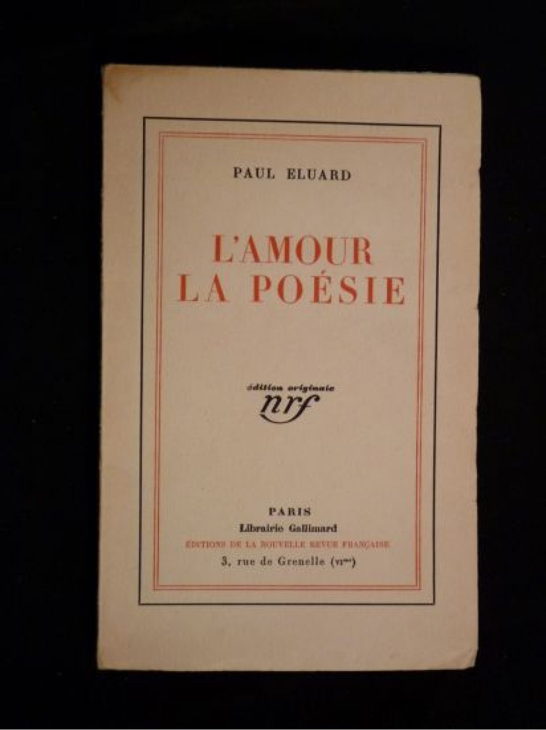 L'amour la poésie : Paul Eluard - 2073006345 - Poésie