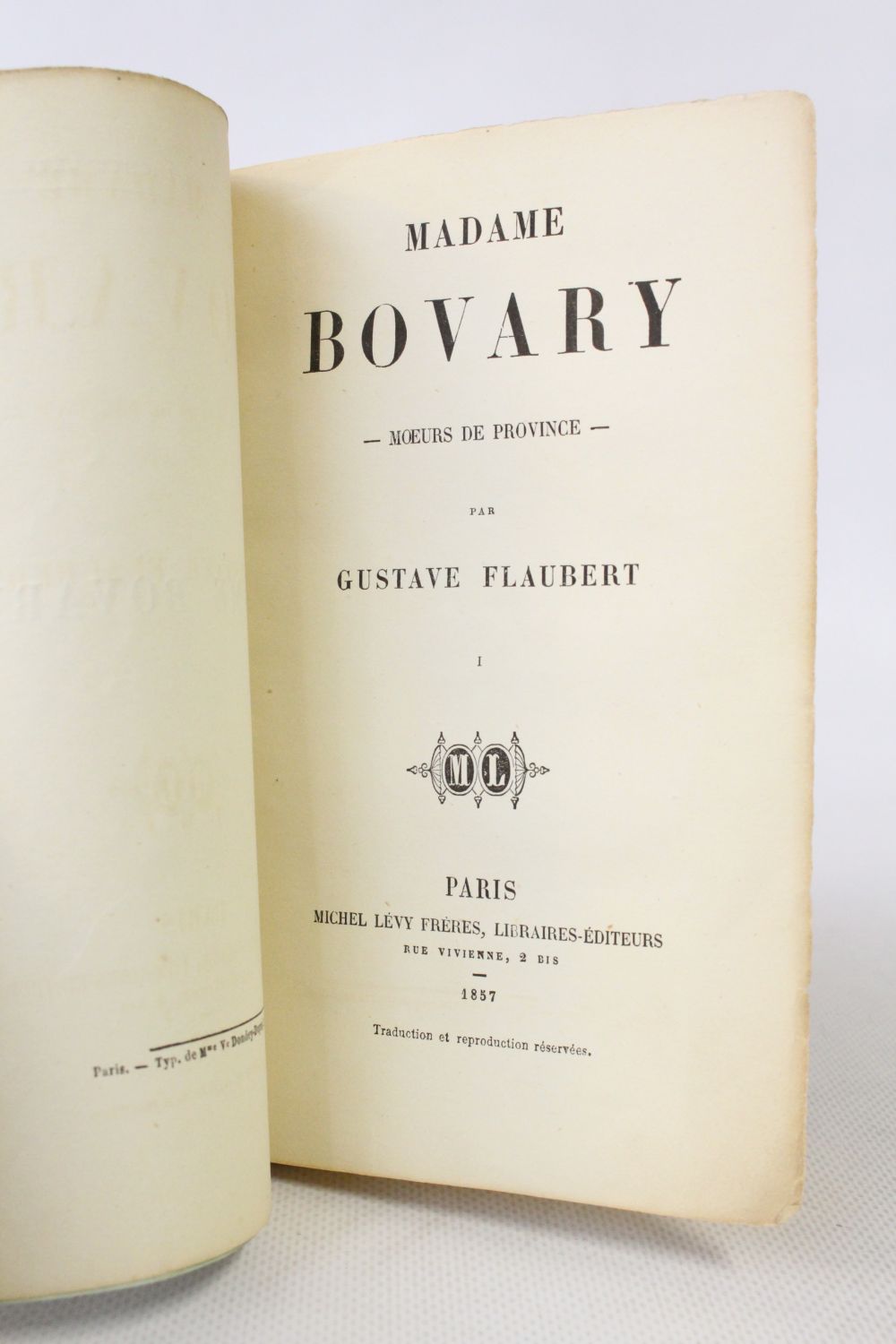 FLAUBERT : Madame Bovary - First edition - Edition-Originale.com