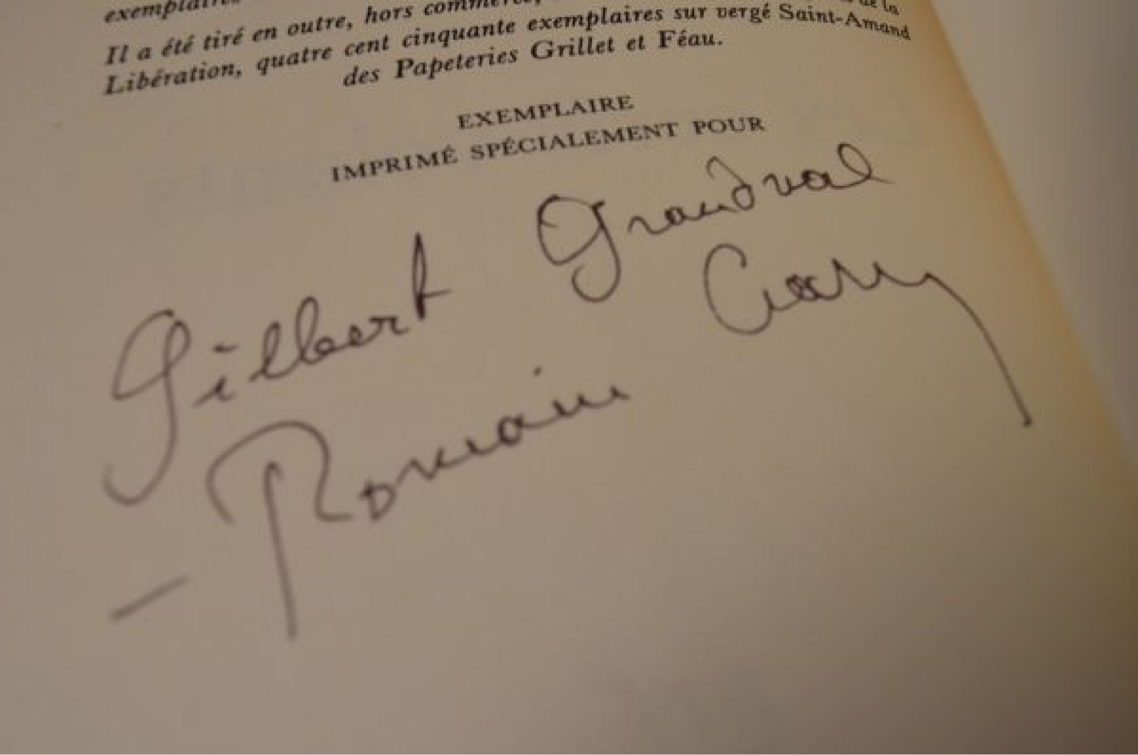 GARY : Les cerfs-volants - Signed book, First edition 