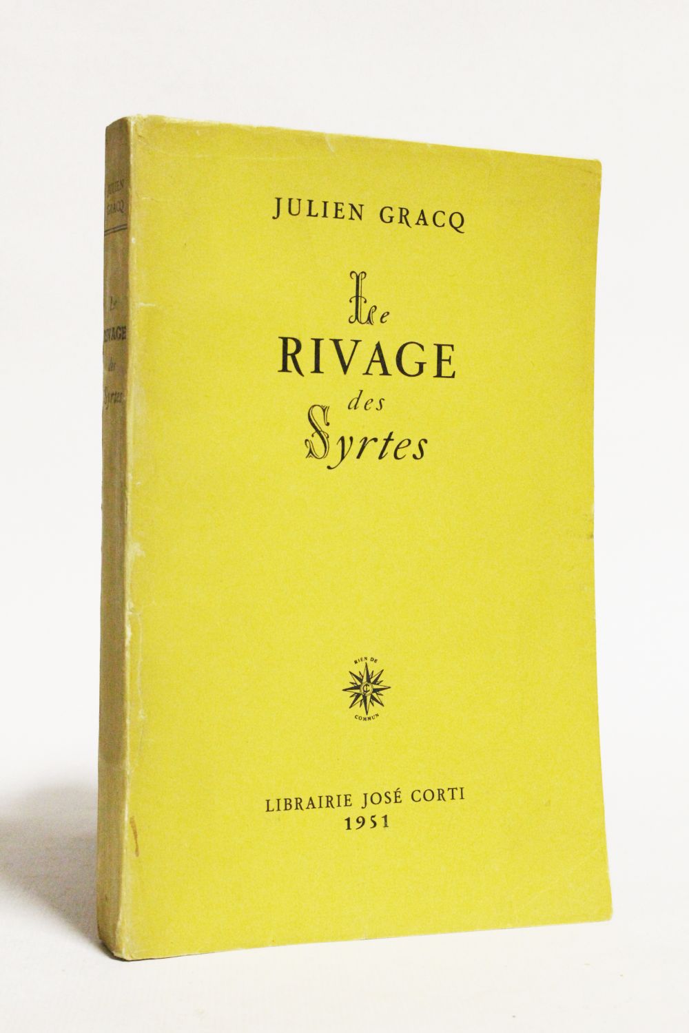 GRACQ : Le Rivage Des Syrtes - Signed Book, First Edition - Edition ...