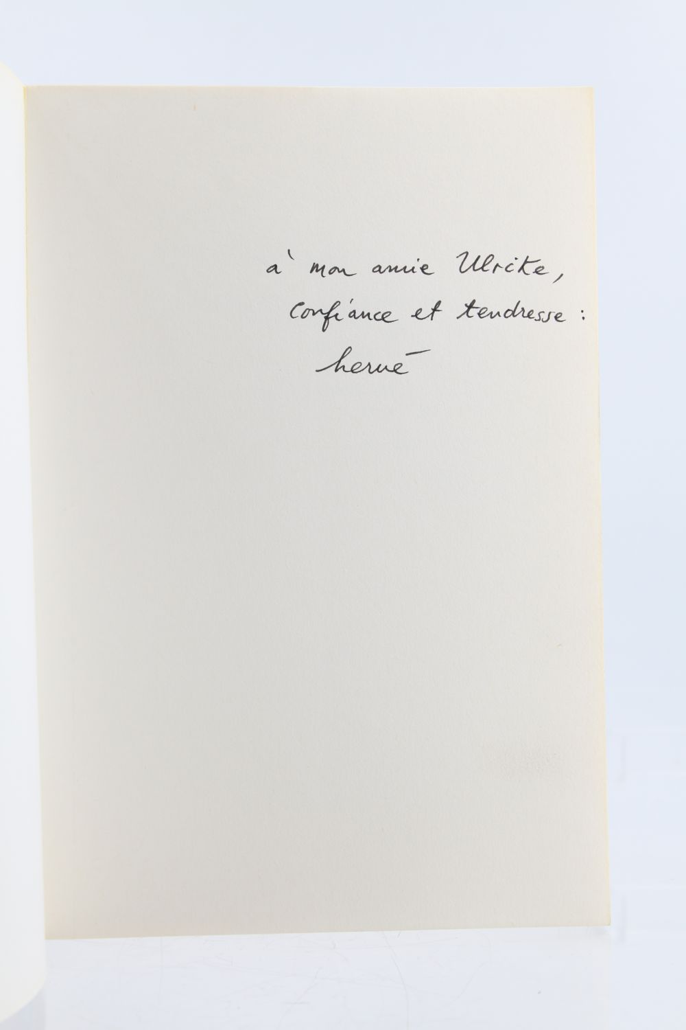 Guibert : Vous M'avez Fait Former Des Fantômes - Signed Book, First 