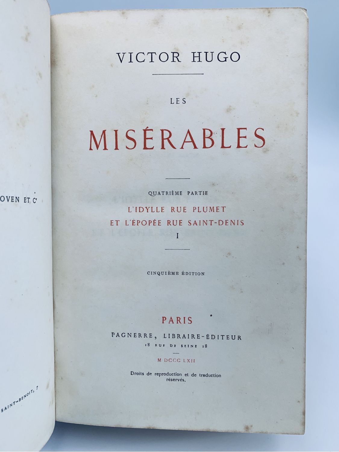 HUGO : Les misérables - First edition - Edition-Originale.com