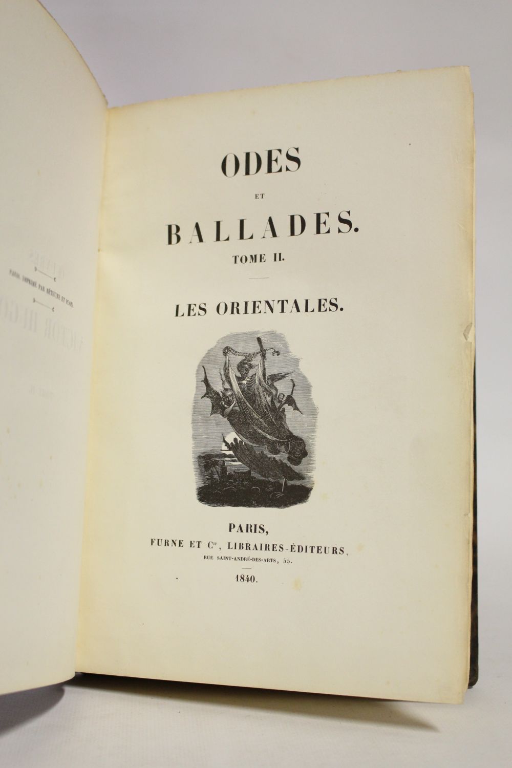 HUGO : Odes Et Ballades. - Les Orientales - Edition-Originale.com