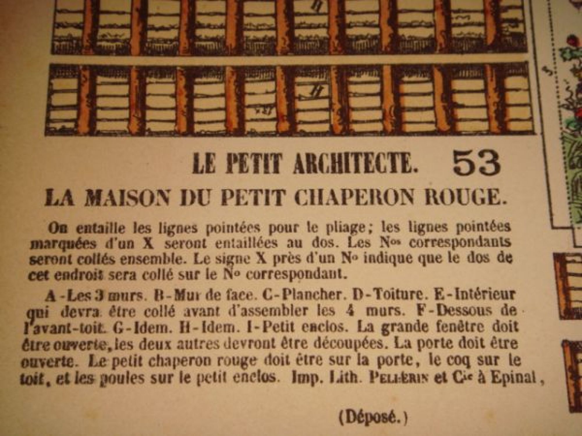 la maison du petit chaperon rouge