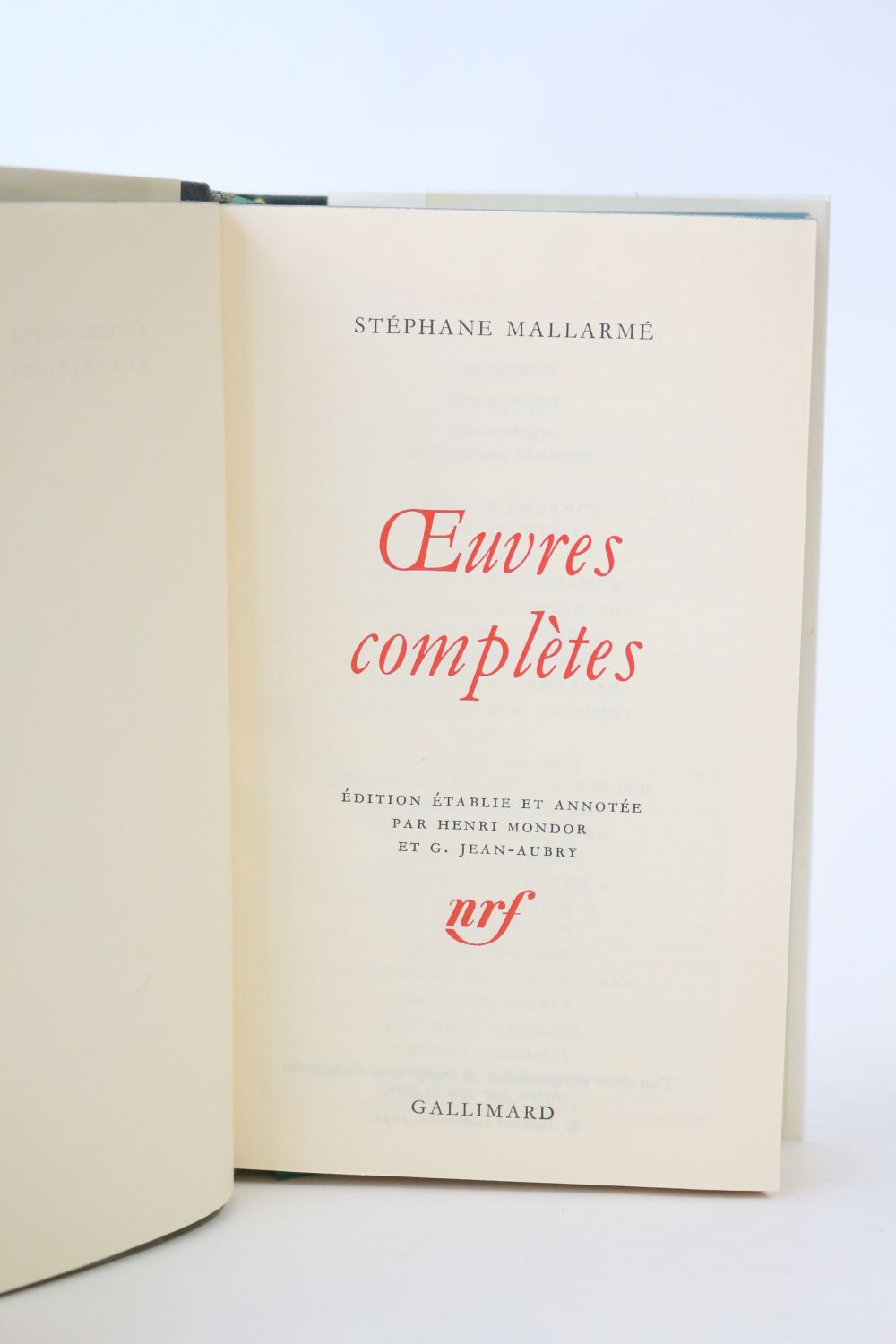 MALLARME : Oeuvres complètes - First edition - Edition-Originale.com