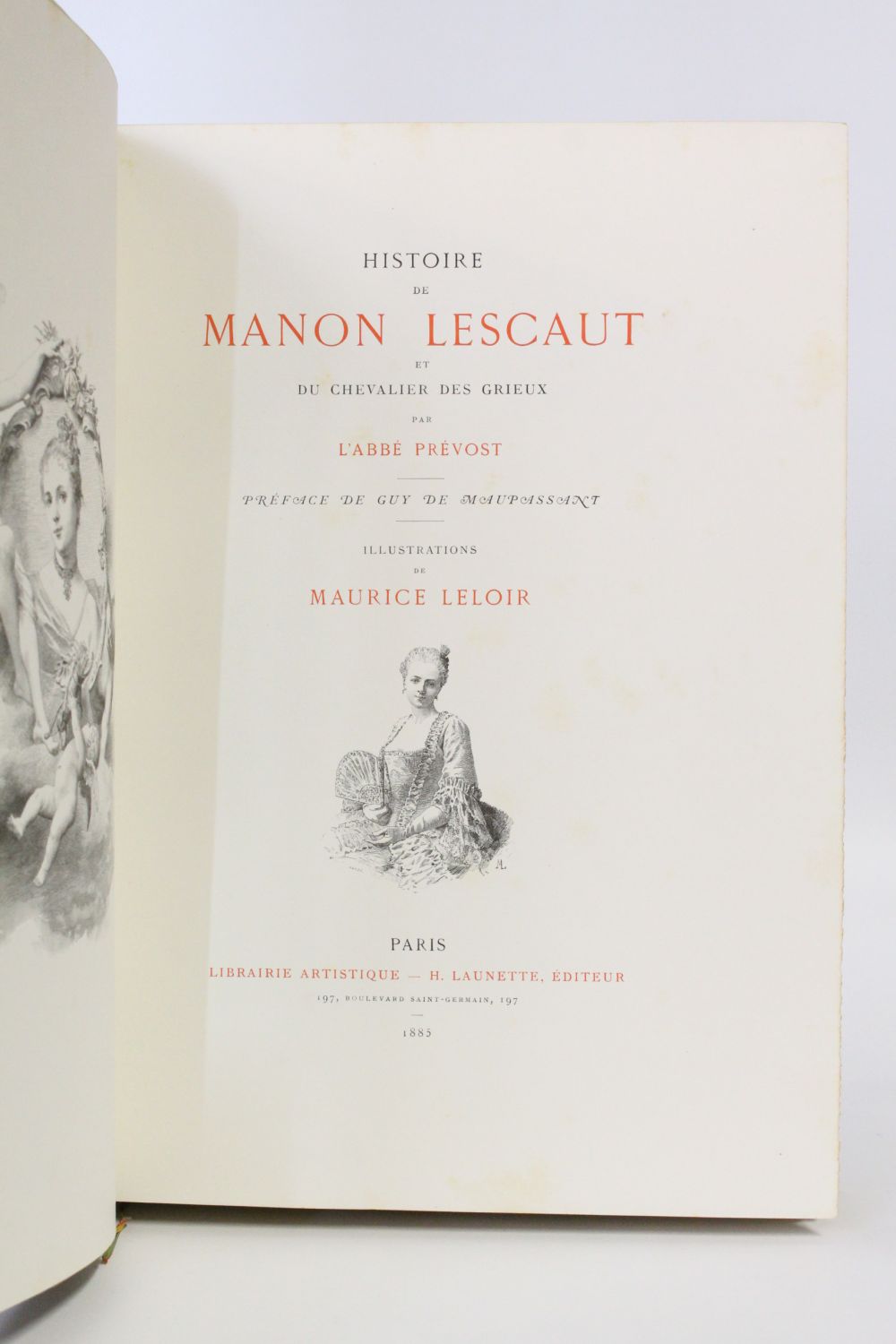 PREVOST : Histoire de Manon Lescaut et du chevalier Des Grieux ...