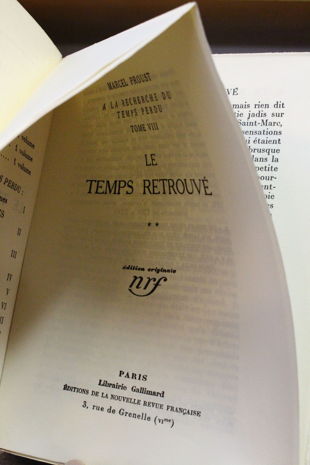 Proust A La Recherche Du Temps Perdu Edition Originale Edition Originale Com