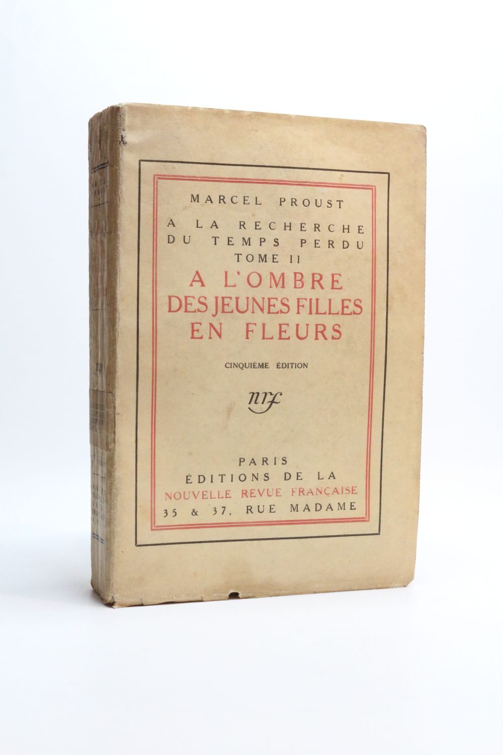 Proust A L Ombre Des Jeunes Filles En Fleurs Edition Originale Edition