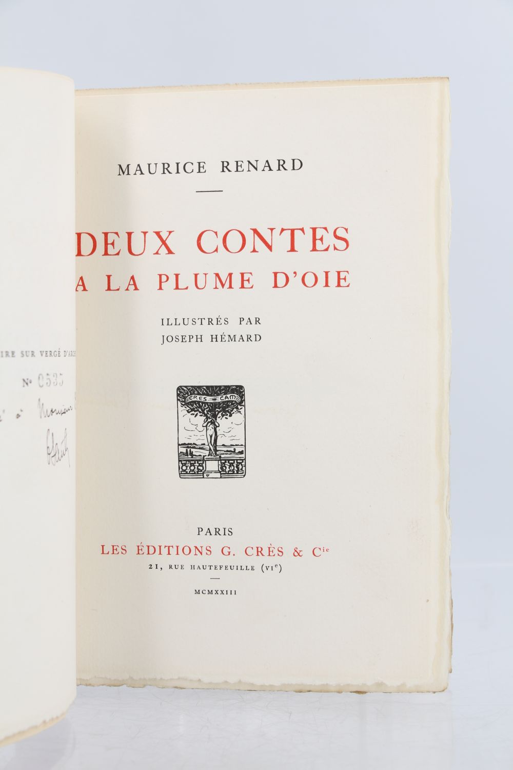 RENARD : Deux contes à la plume d'oie - Edition Originale - Edition ...