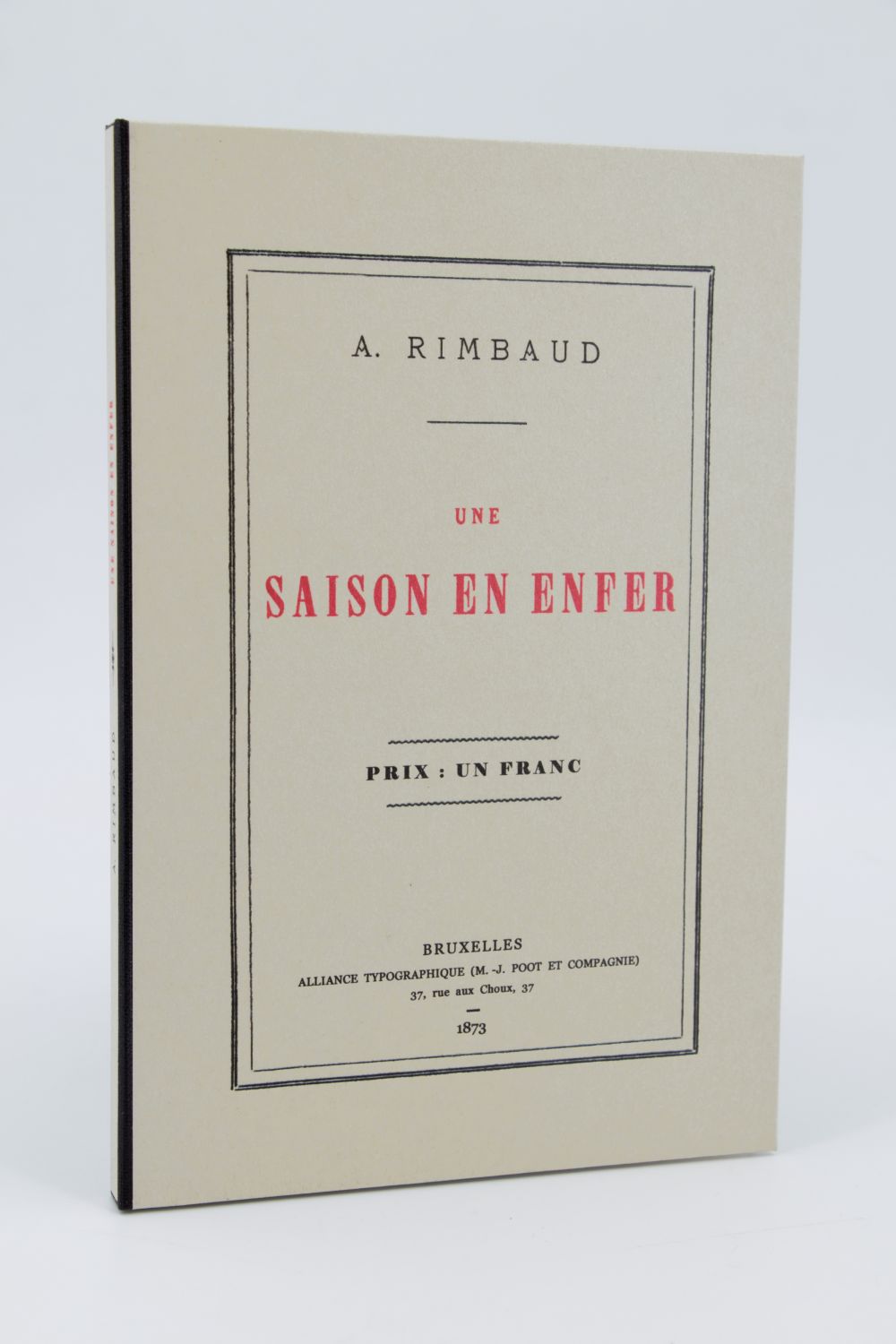 RIMBAUD : Une saison en enfer - First edition - Edition-Originale.com