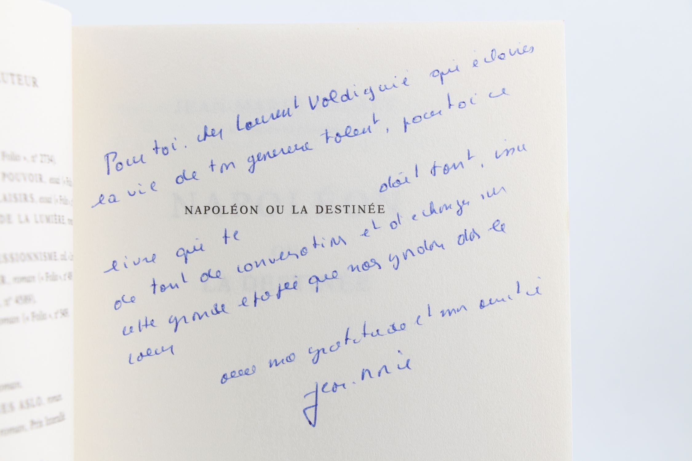 ROUART : Napoléon ou la Destinée - Signed book, First edition - Edition ...