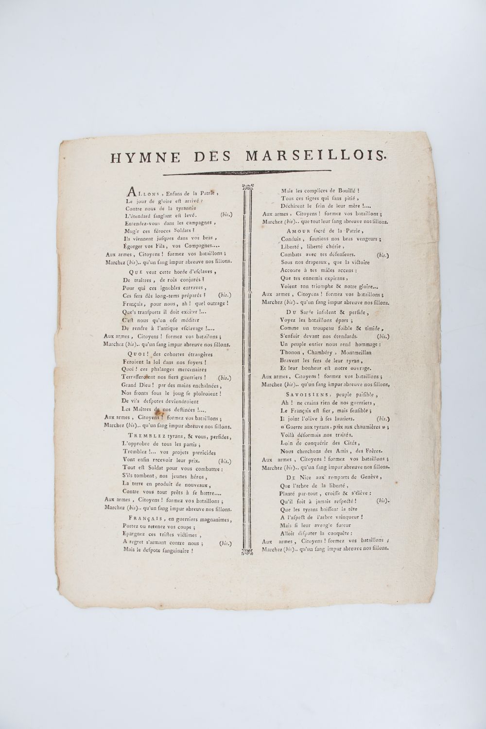 ROUGET DE L'ISLE : [LA MARSEILLAISE] - Hymne Des Marseillois - Edition ...