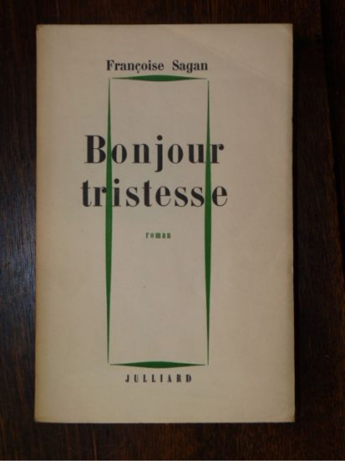bonjour tristesse by francoise sagan