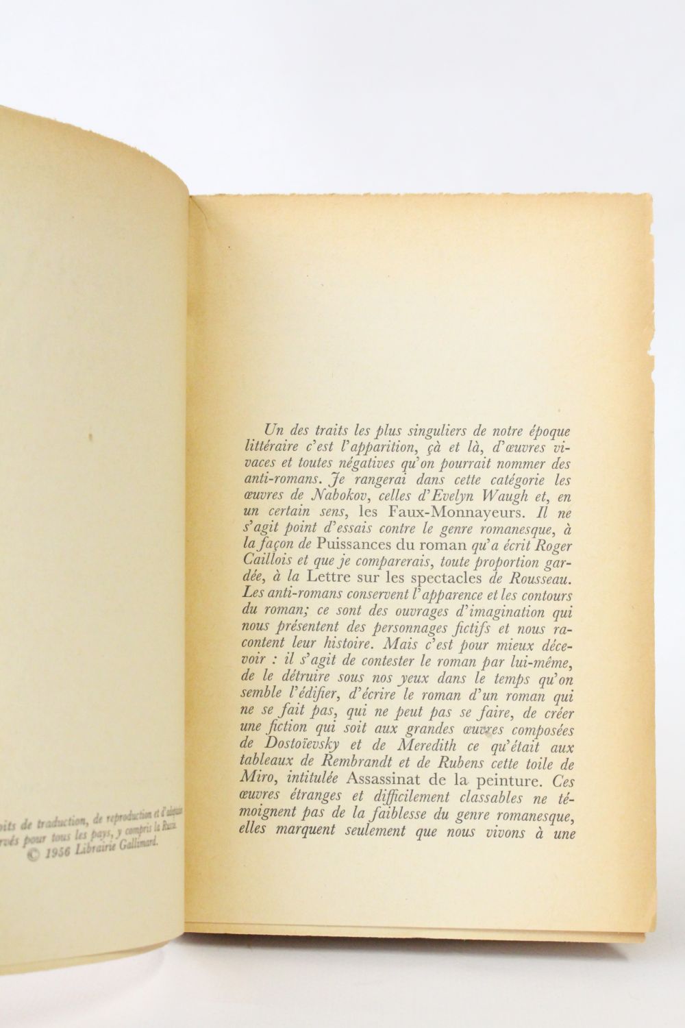 SARRAUTE : Portrait d'un inconnu - Signed book, First edition - Edition ...