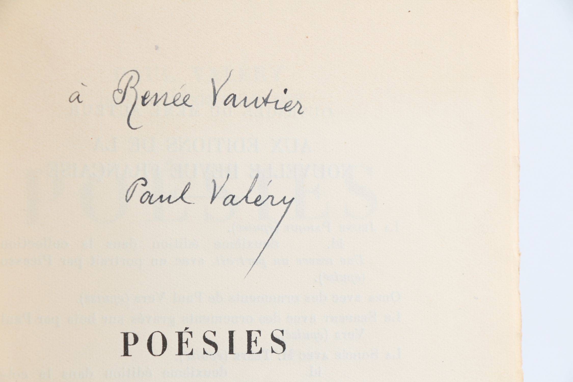VALERY : Poésies - Signed book, First edition - Edition-Originale.com