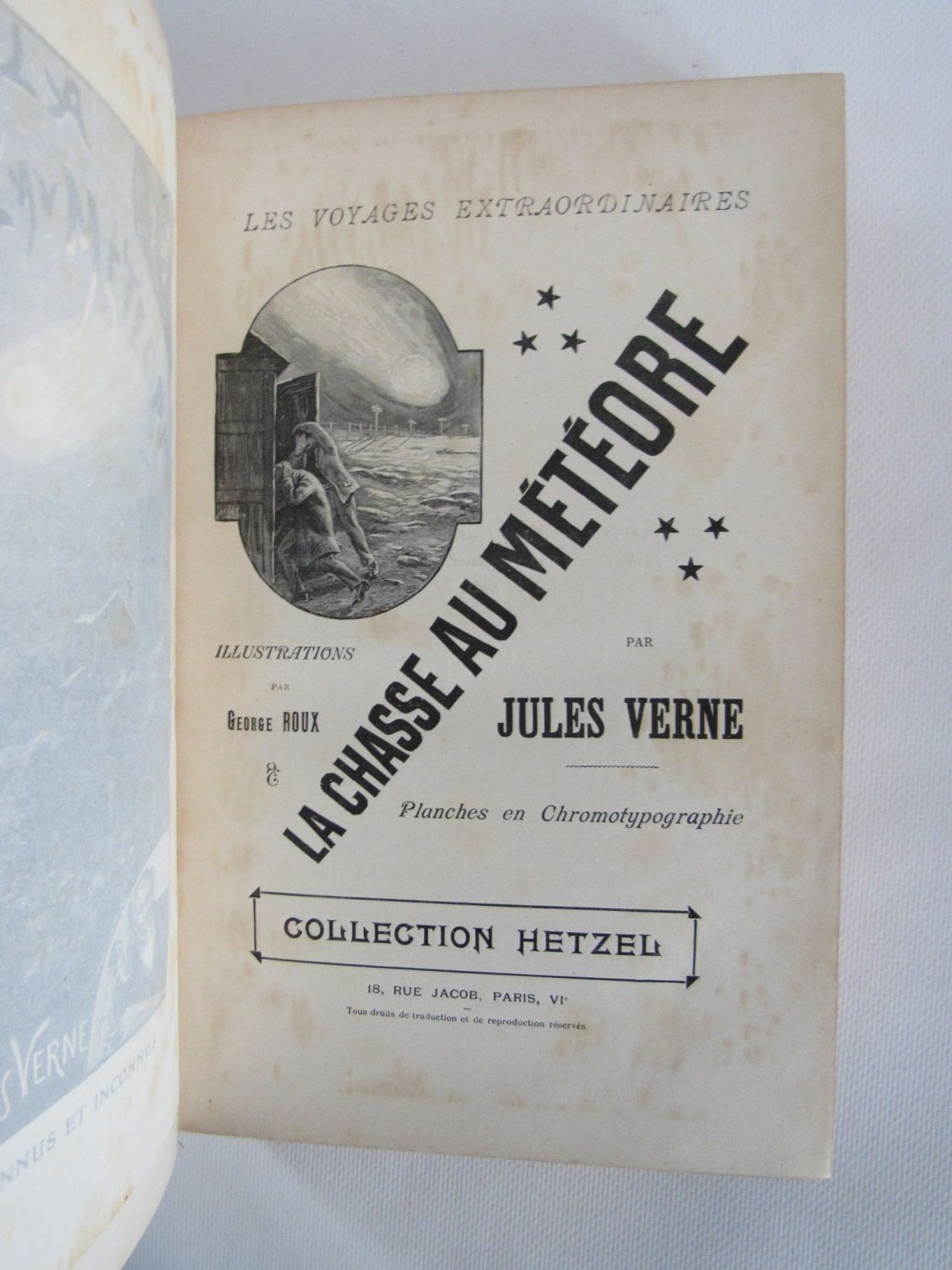 VERNE : La Chasse au météore. Le Pilote du Danube - First edition ...