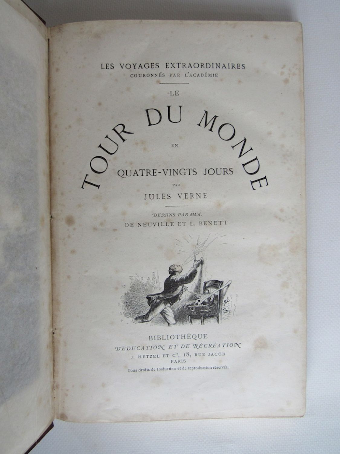Le Tour du monde en 80 jours, Jules Verne, Hetzel, 1898
