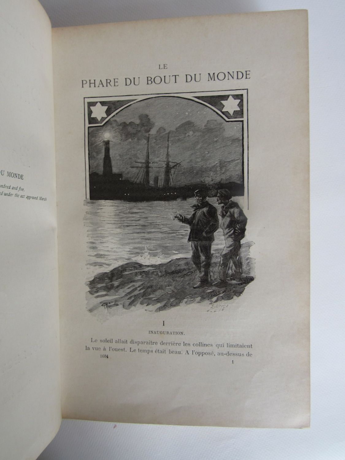 VERNE : L'invasion de la mer. Le phare du bout du monde - First edition ...