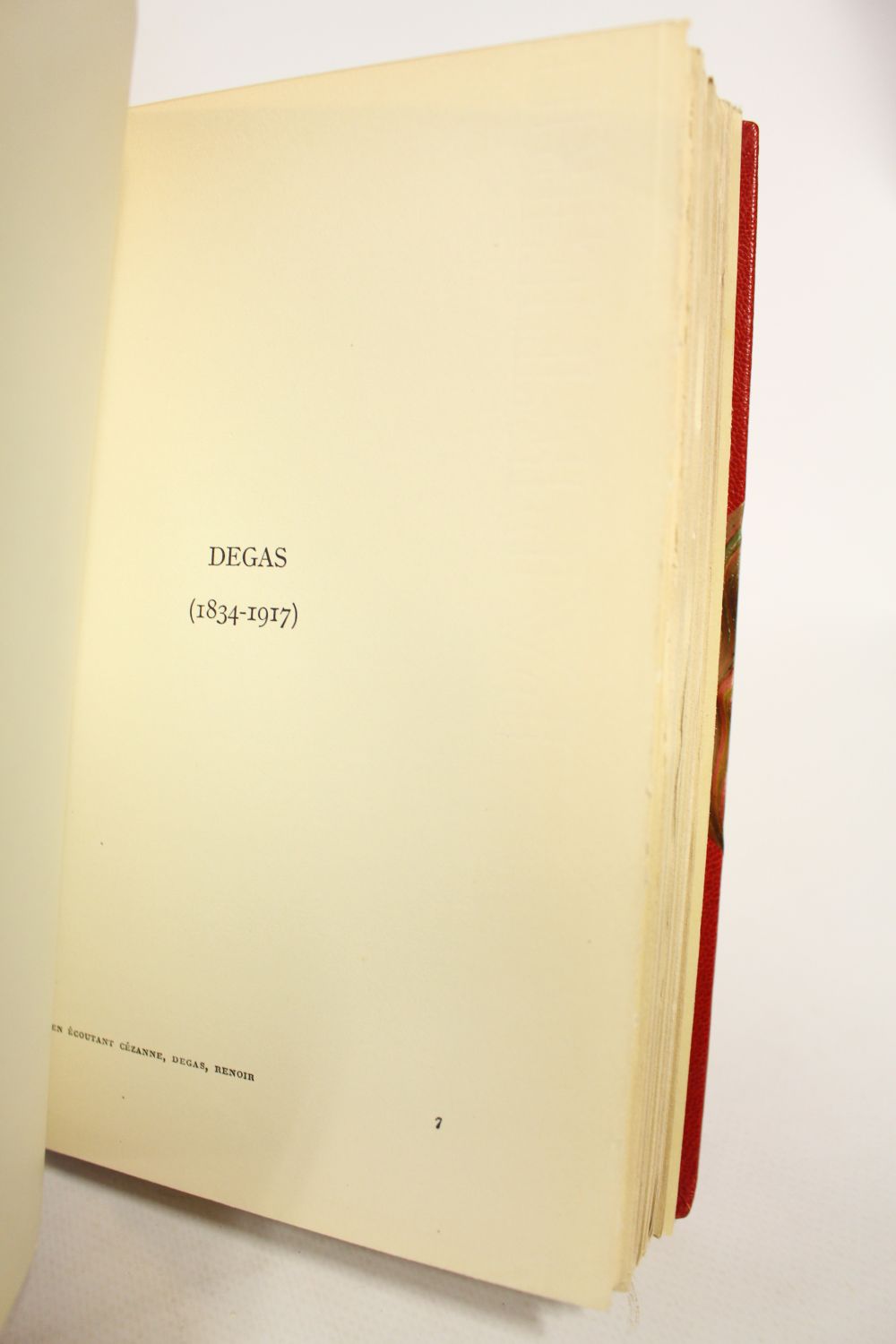 Vollard En écoutant Cézanne Degas Renoir First Edition - 