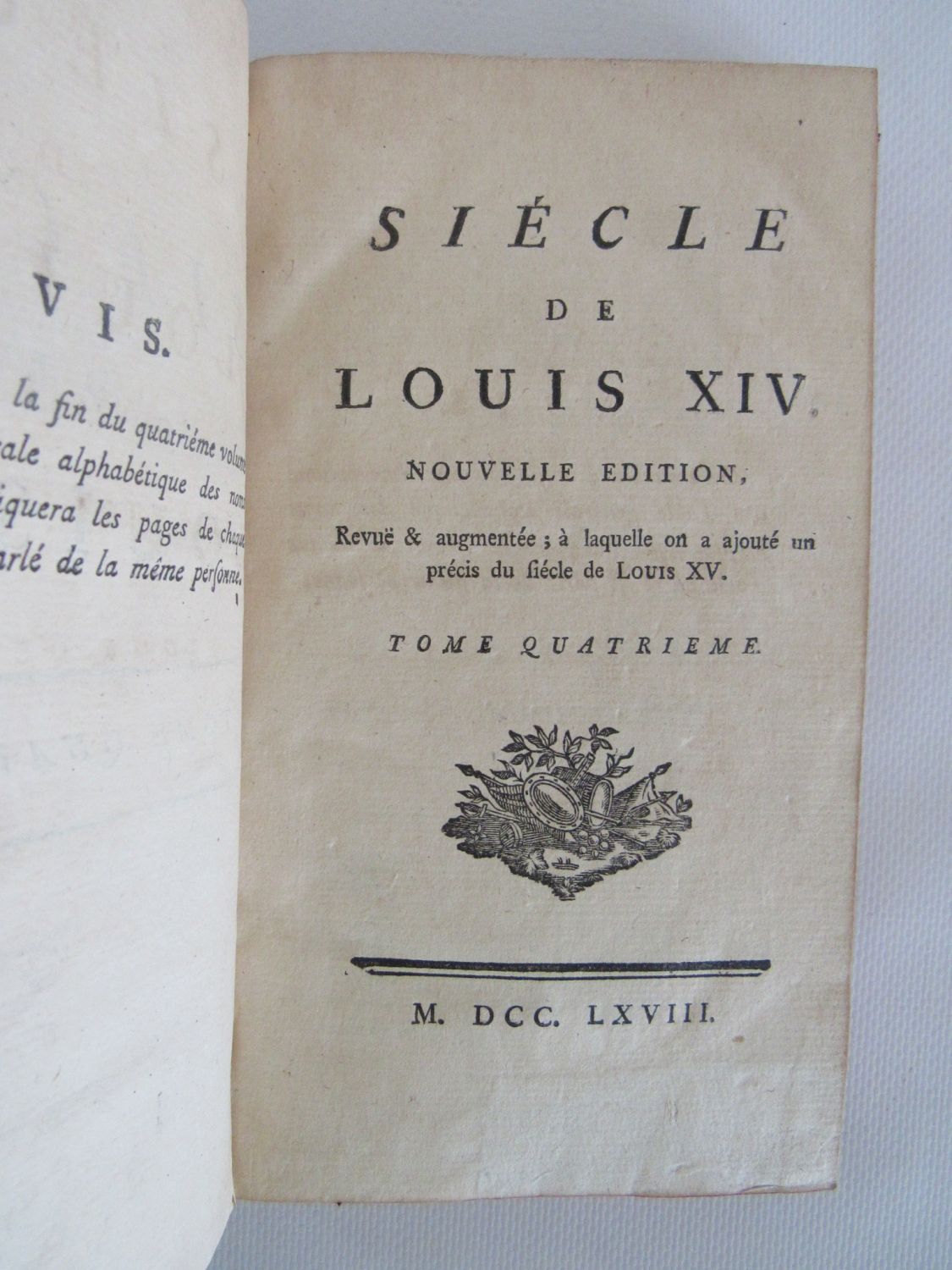 Le Siècle de Louis XIV, Voltaire