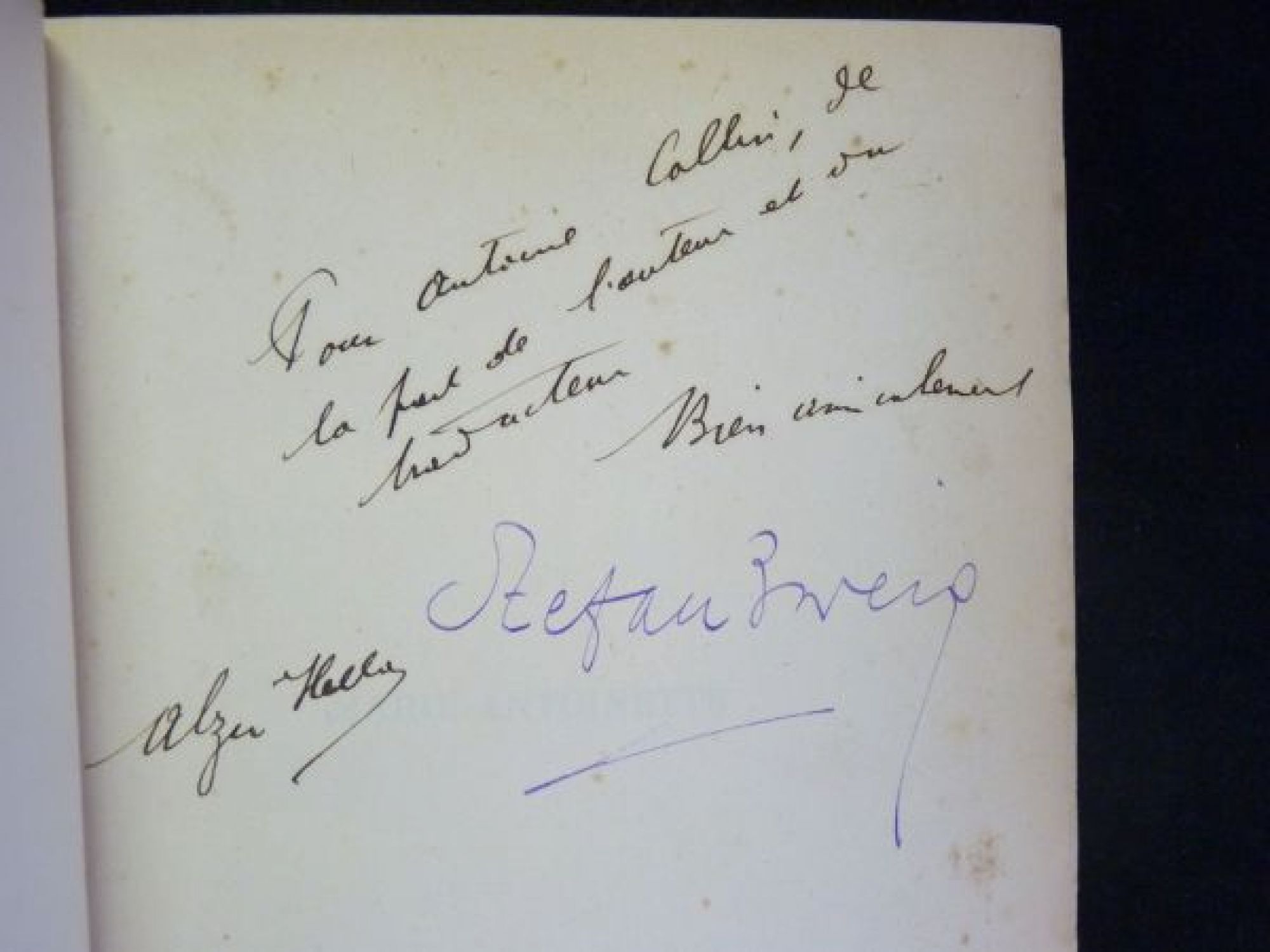 Zweig : Marie-antoinette - Signed Book, First Edition - Edition 