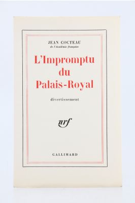 COCTEAU : L'Impromptu du Palais-Royal - First edition - Edition ...