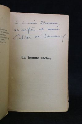 COLETTE : Le femme cachée - Signed book, First edition - Edition ...