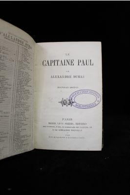 DUMAS : Le capitaine Paul - Edition-Originale.com