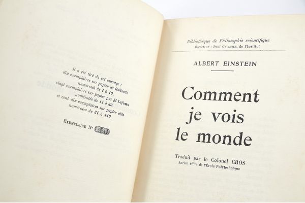 livre de poche: Albert Einstein Comment je vois le monde - Vinted