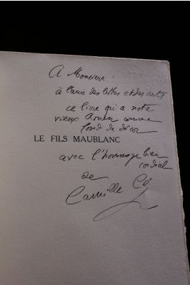 GAUMENT : Le fils Maublanc - Signed book - Edition-Originale.com