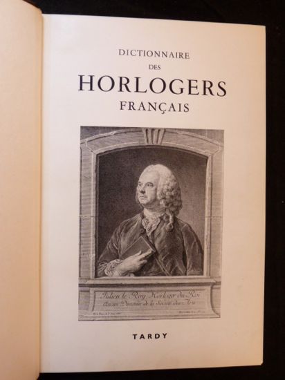 Dictionnaire des popular Horlogers Francais