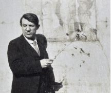 Focus sur la photographie originale inédite de Pablo Picasso à la Casa di Marco Lucrezio, Pompéi printemps 1917
