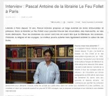 Intervista: Pascal Antoine di Follet a Parigi